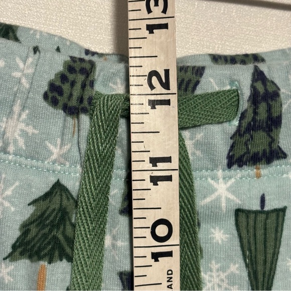 LC Lauren Conrad LT Pajama pants pine xmas trees Soft green winter snow LIKE NEW - Picture 10 of 12